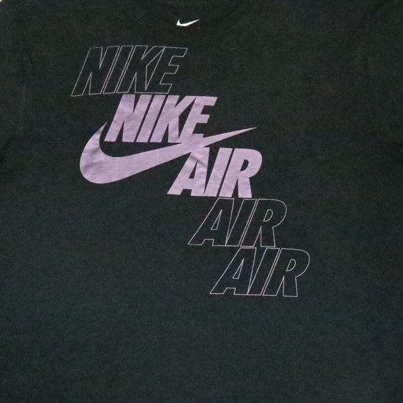Nike Other - Rare NIKE AIR Dri-Fit Black Purple Repeat Tee